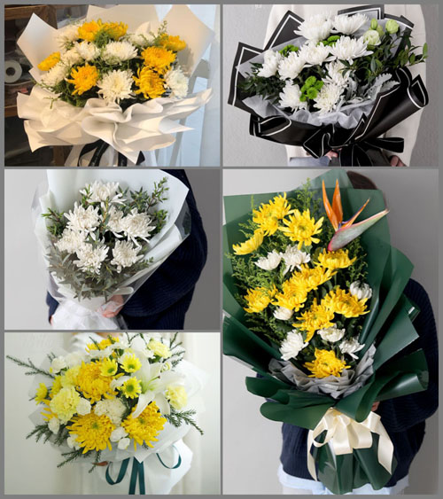河南南阳邓州市罗庄镇任岗村白事花束代送
